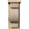 Ekena Millwork Alpine Rough Sawn Corbel w/Backplate, Douglas Fir, 6"W x 10"D x 14"H COR06X10X14ALP01RDF - alternate 2